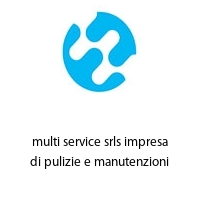 Logo multi service srls impresa di pulizie e manutenzioni