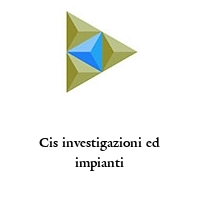 Logo Cis investigazioni ed impianti