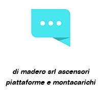 Logo di madero srl ascensori piattaforme e montacarichi