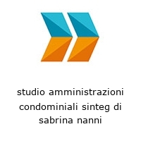 Logo studio amministrazioni condominiali sinteg di sabrina nanni