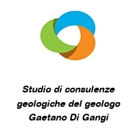 Logo Studio di consulenze geologiche del geologo Gaetano Di Gangi