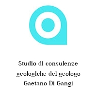 Logo Studio di consulenze geologiche del geologo Gaetano Di Gangi