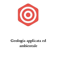 Logo Geologia applicata ed ambientale