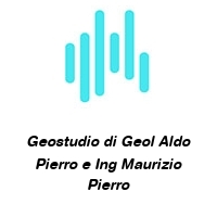 Logo Geostudio di Geol Aldo Pierro e Ing Maurizio Pierro