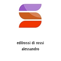 Logo edilrossi di rossi alessandro