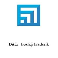 Logo Ditta   hoxhaj Frederik