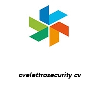 cvelettrosecurity cv