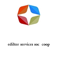 Logo edilter services soc  coop