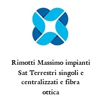 Rimotti Massimo impianti Sat Terrestri singoli e centralizzati e fibra ottica