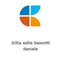 Logo Ditta edile bassotti daniele