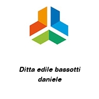 Logo Ditta edile bassotti daniele