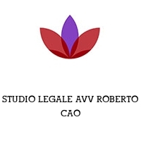 Logo STUDIO LEGALE AVV ROBERTO CAO