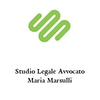 Logo Studio Legale Avvocato Maria Marsulli