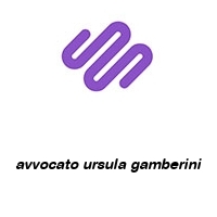 Logo avvocato ursula gamberini
