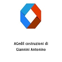 Logo AGedil costruzioni di Giannini Antonino