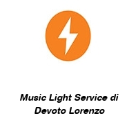 Logo Music Light Service di Devoto Lorenzo