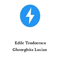 Edile Teodorescu Gheorghita Lucian 