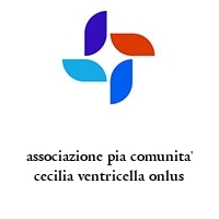 Logo associazione pia comunita' cecilia ventricella onlus