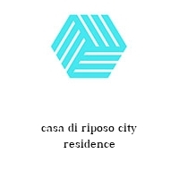 Logo casa di riposo city residence