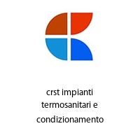 Logo crst impianti termosanitari e condizionamento