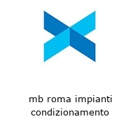 Logo mb roma impianti condizionamento