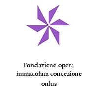 Logo Fondazione opera immacolata concezione onlus