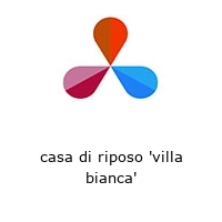 casa di riposo 'villa bianca'