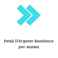 Logo Petali D'Argento Residence per anziani