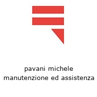 Logo pavani michele manutenzione ed assistenza