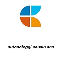 Logo autonoleggi causin snc