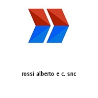 rossi alberto e c. snc