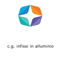 c.g. infissi in alluminio