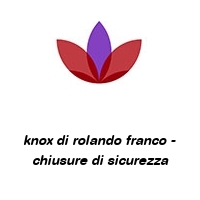 knox di rolando franco - chiusure di sicurezza
