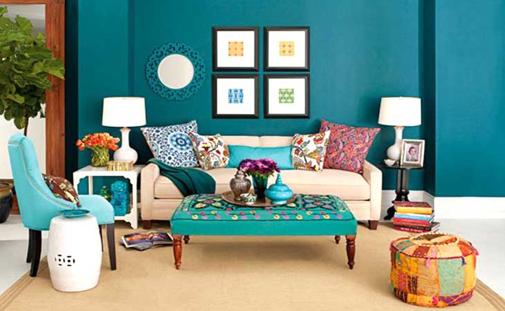 Gli abbinamenti di tendenza per le pareti di casa Colori vivaci per pareti