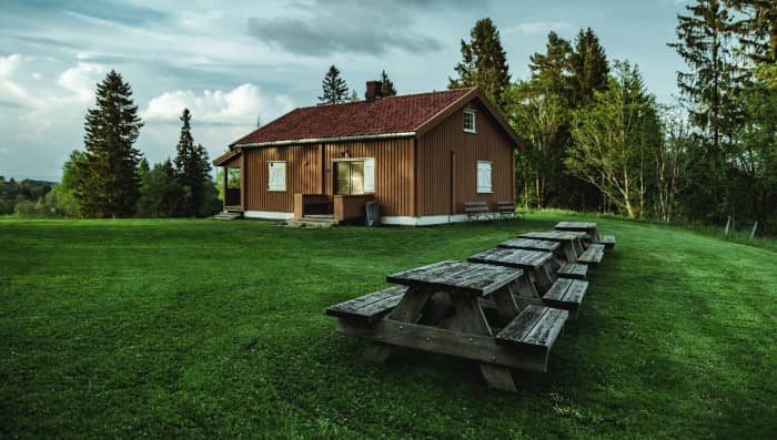 casetta bungalow in legno