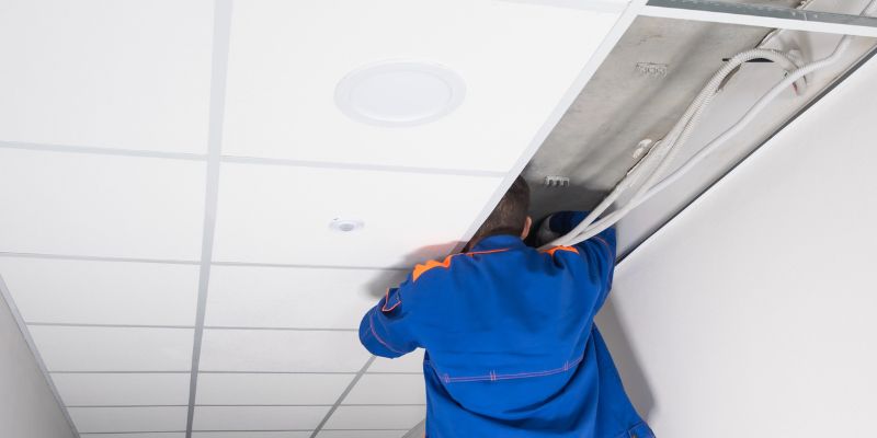 controsoffitto in lana di roccia