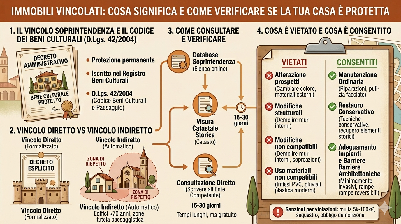 infografica immobili vincolati