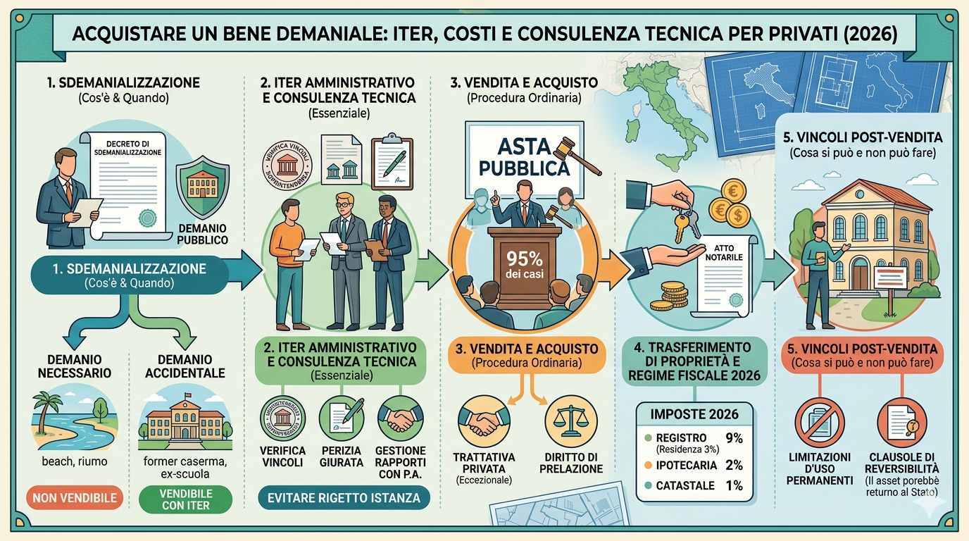 infografica acquisto bene demaniale