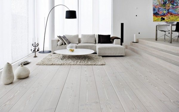 Parquet bianco: diversi toni per una scelta di design che amplifica ... Parquet seconda scelta